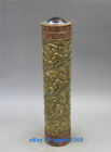 Collectin Vintage Asian Old Chinese Brass Handwork Flower Kaleidoscope 21574