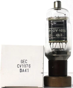 cv1076 tube GEC Marconi Osram valve black plate power triode black plate amp - Picture 1 of 8