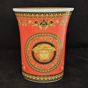Rosenthal Versace Medusa red Vase - 18 cm (D1006) - Picture 1 of 8