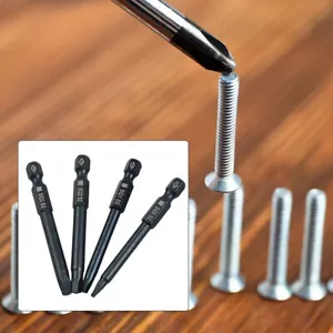 65mm SQ0 SQ1 SQ2 Square Head Screwdriver Bits Set Hex Shank Magnetic Screwdriver - Picture 1 of 21