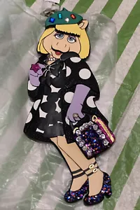RARE KATE SPADE MISS PIGGY POLKA DOT BRAND NEW PKG KEY FOB RING-1KRU0314 - Picture 1 of 24