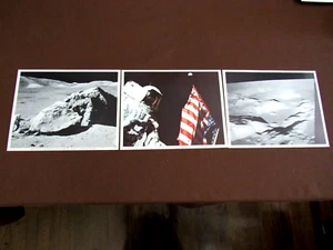 HARRISON SCHMITT RONALD EVANS EUGENE CERNAN VTG APOLLO 17 NASA LITHO PHOTOGRAPHS - Picture 1 of 7
