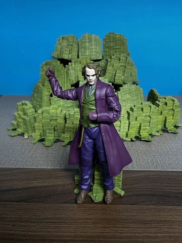 MONEY ACCESSORY ONLY DC Multiverse Dark Knight Trilogy Joker Bane BAF Batman Cover