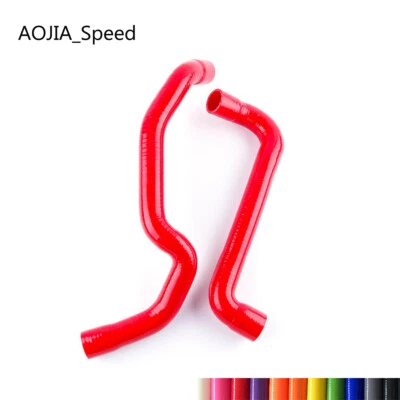 For 1988-1991 BMW E30 M3 2.3L MT RED Silicone Radiator Coolant Hose Kits - Image 1 of 4