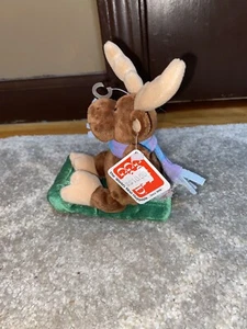 Gund Sleigh Buddies Christmas Moose Plush Zip Alongs 88379 5" Vibrating Holiday - Picture 1 of 5