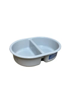 The Neat Nursery Baby Newborn Toddler Bathing Top n Tail Oval Bowl Cool Grey - Picture 1 of 1