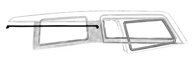 1969 1970 1971 1972 CHEVROLET BLAZER GMC JIMMY HEADER WEATHERSTRIP # 69-45981 - Изображение 1 из 2