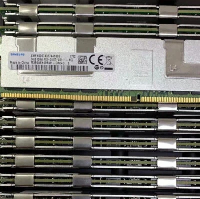 Samsung 64GB DDR4 Arbeitsspeicher RAM 2400MHz ECC DIMM Server Memory PC4-19200 - Image 1 of 4