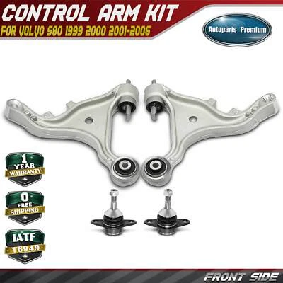 Brazo de control delantero y rótula 4 piezas para Volvo S80 1999 2000 2001 2002-2006 Foto 1 de 4
