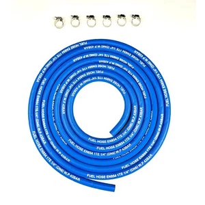 15FT Kraftstoffleitung Schlauch 4AN 1/4" 6mm Hochdruckschlauch 2,8Mpa 400PSI für Kraftstoffsy... - Bild 1 von 6