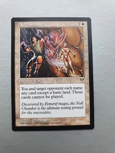 Null Chamber, MTG Mirage (1996) Rare White Enchantment NM - Picture 1 of 2