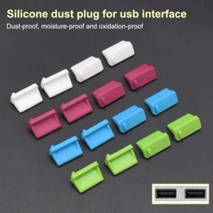 10PCS USB Port Anti Dust Plug Computer Port Cover Protector For Female End - Zdjęcie 1 z 14