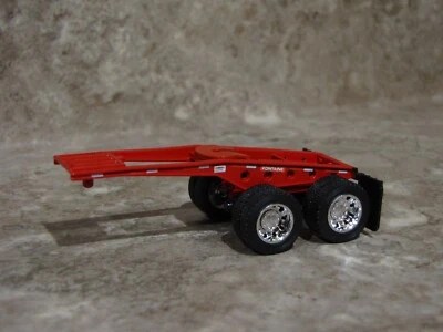 DCP 1/64 Red Fontaine Jeep Lowboy Trailer Toy - Image 1 of 2