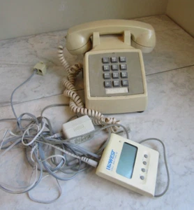 Vintage Mountain Bell Rotary Dial Telephone Model TELE2 Old Fashion 1980 + Wires - Picture 1 of 4