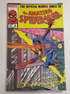 Offizieller Marvel Index zu The Amazing Spider-Man #6 Sept 1985 Sehr guter Erhaltungszustand/NM  - Bild 1 von 3