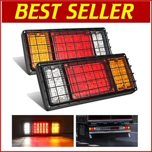 Universal 40LED Trailer Tail Light Set - Superior Brightness for Trucks & RVs - Picture 1 of 8