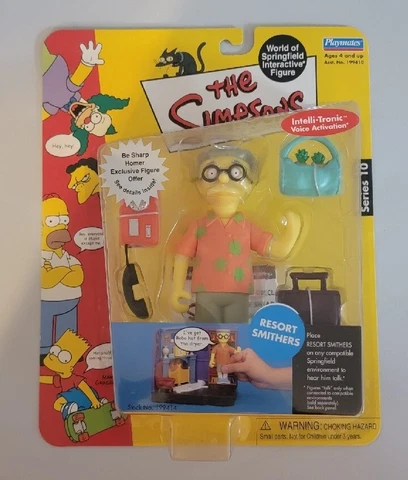 Toy The Simpsons Resort Smithers Playmates Action Figure Vintage Collectors New Cover