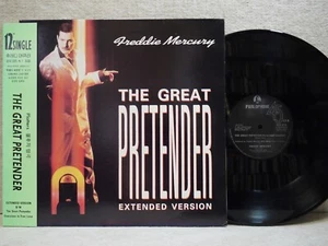 Queen Freddie Mercury The Great Pretender 1987 Korea LP Picture W/Insert NM OBI - Imagen 1 de 7