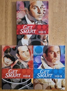 Get Smart Seasons 1 2 & 3 DVD Box Sets EXCELLENT CONDITION - Picture 1 of 2