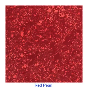 Toller Schlagbrett für Akustikgitarre Zelluloid Material leeres Blatt Red Pearl - Bild 1 von 4