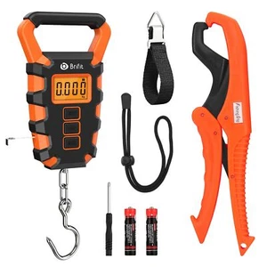 Digital Fishing Scale Fish Grip Ruler Waterproof Weighing Hanging Scale 50Kg/10g - Picture 1 of 14