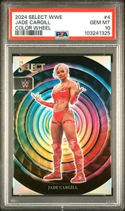 2024 Panini Select WWE Jade Cargill Color Wheel #4 Case Hit Smackdown PSA 10 - Bild 1 von 4
