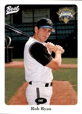 1996 Lethbridge Black Diamonds Best #28 Rob Ryan Spokane Washington WA Card