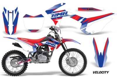 Kit de gráficos de calcomanías MX con #placa Honda CRF125F 14-18 Velocity R U Foto 1 de 2
