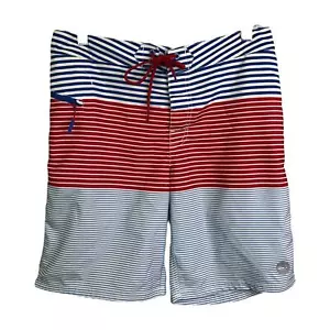 Vineyard Vines Boardshorts Herren Größe 30 Walhafen gestreifte Brettshorts 89,50 $ - Bild 1 von 8