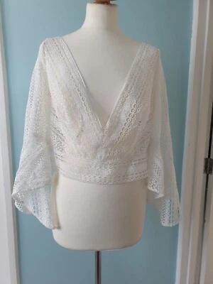 vintage lace wedding dress jacket - Image 1 of 4