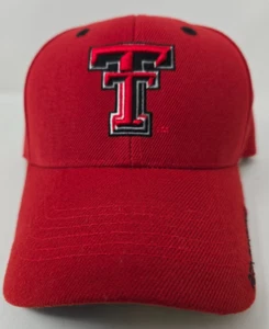 NOS Texas Tech University Red Raiders Hut Riemen hinten Vintage NEU - Bild 1 von 7