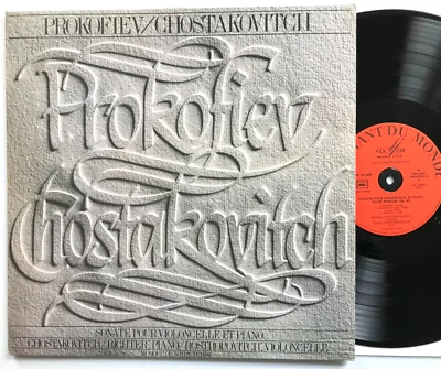 Shostakovich Prokofiev Cello Concerto Rostropovitch Meloydia / Le Chant Du Monde Foto 1 de 4