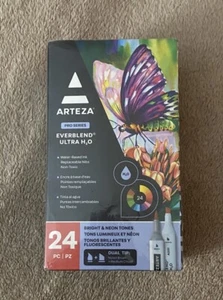 ARTEZA Dual Tip Brush Pens (24) Everblend Aquarell mit Nylonpinsel - Bild 1 von 12