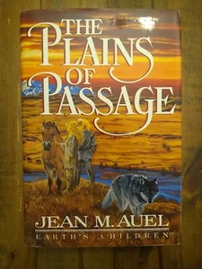 THE PLAINS OF PASSAGE Jean M Auel Earth's Children #4 Hardcover 1ST EDITION - Picture 1 of 5