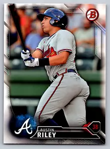 2016 Bowman Draft #BD-165 Austin Riley Atlanta Braves Baseball Card - Picture 1 of 2