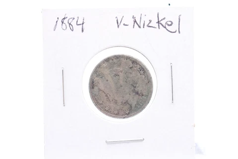 1884 V Nickel 5c Cover