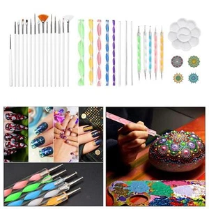 33pcs/set Mandala Dotting Tools Painting Stencils DIY Stone Embossing Starter - Picture 1 of 12