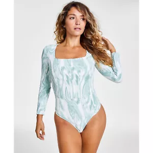 Jenni Style Not Size Long Bodysuit Jade 2X - Picture 1 of 5