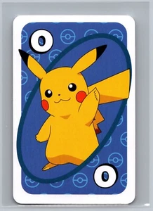Pikachu BLUE Zero Pokemon UNO JAPANESE Card Game Pocket Monsters Back 0 - Picture 1 of 2