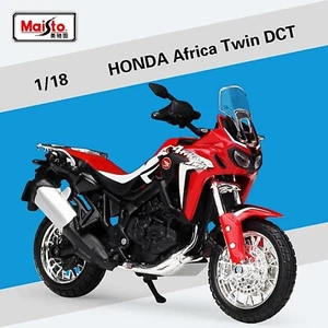 Maisto 1:18 HONDA Africa Twin DCT Motorcycle Model Diecast MOTOGP Toy NEW BOX - Picture 1 of 15
