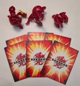 Bakugan Ultra Neo Dragonoid Pyrus Red New Vestroia & Pyrus Neo & Red Pyrus +3 - Picture 1 of 5