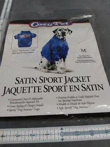 Cozy Pet Satin Sport Jacket for Dogs, Medium, New, Ships from USA - Picture 1 of 5