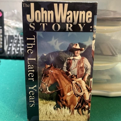 JOHN WAYNE VHS American Hero VHS 3 The John Wayne Story: The Later Years Foto 1 de 3