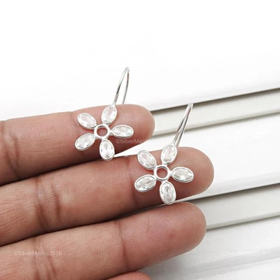 Dicembre Ovale Zircone Cubico Pietra Argento Sterling Massiccio Pendente Lunetta - Immagine 1 di 4