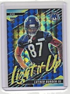 2025 Mosaic Luther Burden Light It Up Blue Mosaic Prizm Bears Rookie 44/99 #23 - Picture 1 of 2