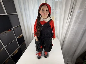 Künstlerpuppe Götz Hildegard Günzel Vinyl Puppe 83 cm. Top Zustand    - Bild 1 von 3