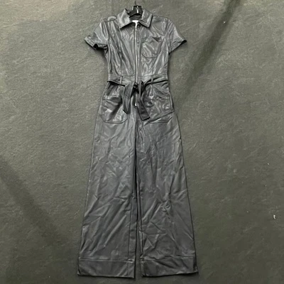 Mono de fin de semana MAEVE The Colette imitación cuero para mujer talla 2 negro Foto 1 de 4