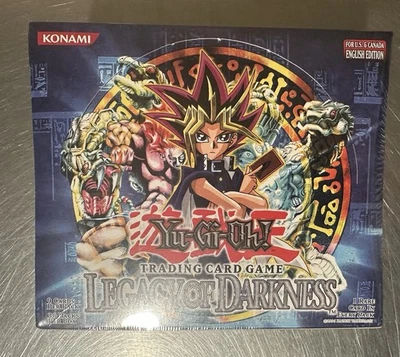 Yu-Gi-Oh! Legacy of Darkness Unlimited Booster Box 36ct Sealed W/Small Hole - Image 1 of 4