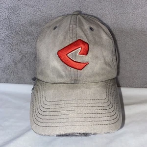 Vintage Cleveland Indians Block C Hat Distressed Twins Enterprise Cooperstown XL - Picture 1 of 9
