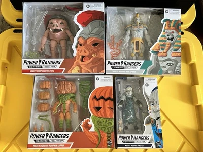 MMPR Power Rangers Lightning Collection Lot - Sphinx Pumpkin Finster Pudgy Pig - Image 1 of 2
